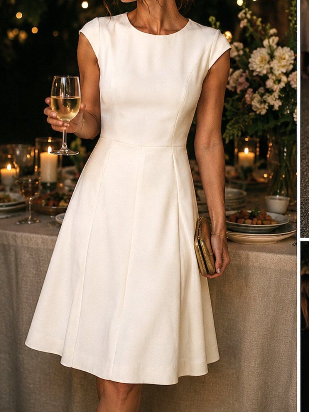 🌼 Vince Camuto White Dress